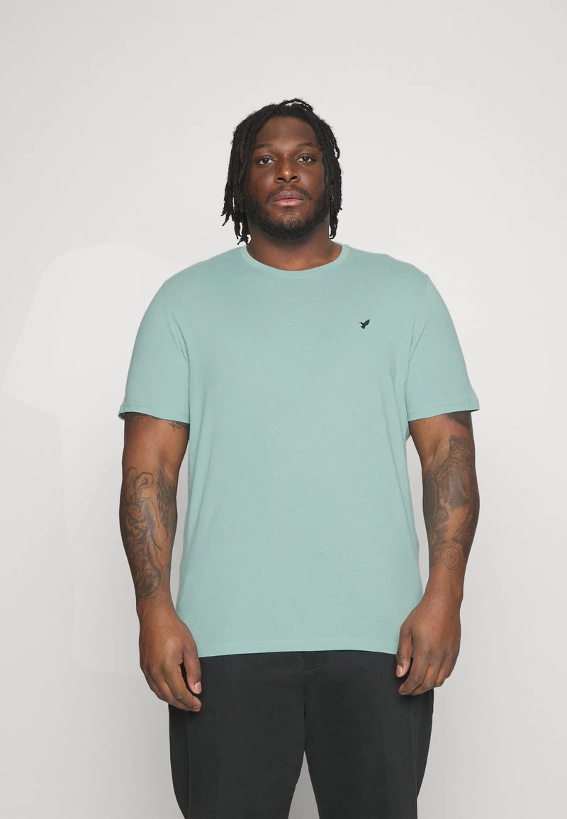 Pier One 5 PACK - T-Shirt Basic - Dark Green/beige/light Blue 4 Pier One 5 PACK - T-Shirt Basic - Dark Green/beige/light Blue – Bild 4