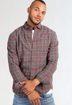 Pier One Hemd - Grey/coral