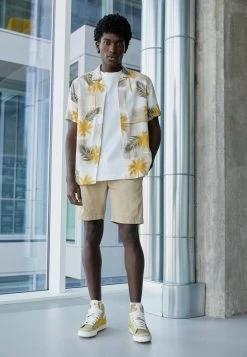 Pier One 2 PACK - Shorts - Dark Blue/tan