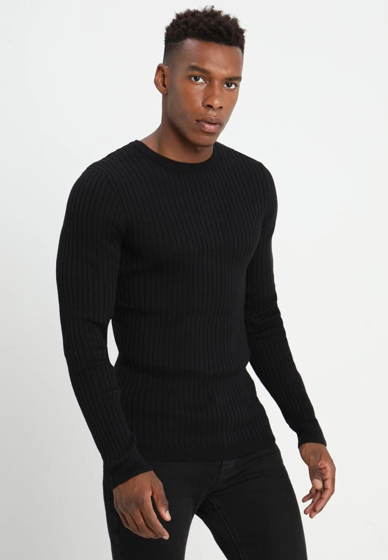 Pier One Strickpullover - Black 1 Pier One Strickpullover - Black
