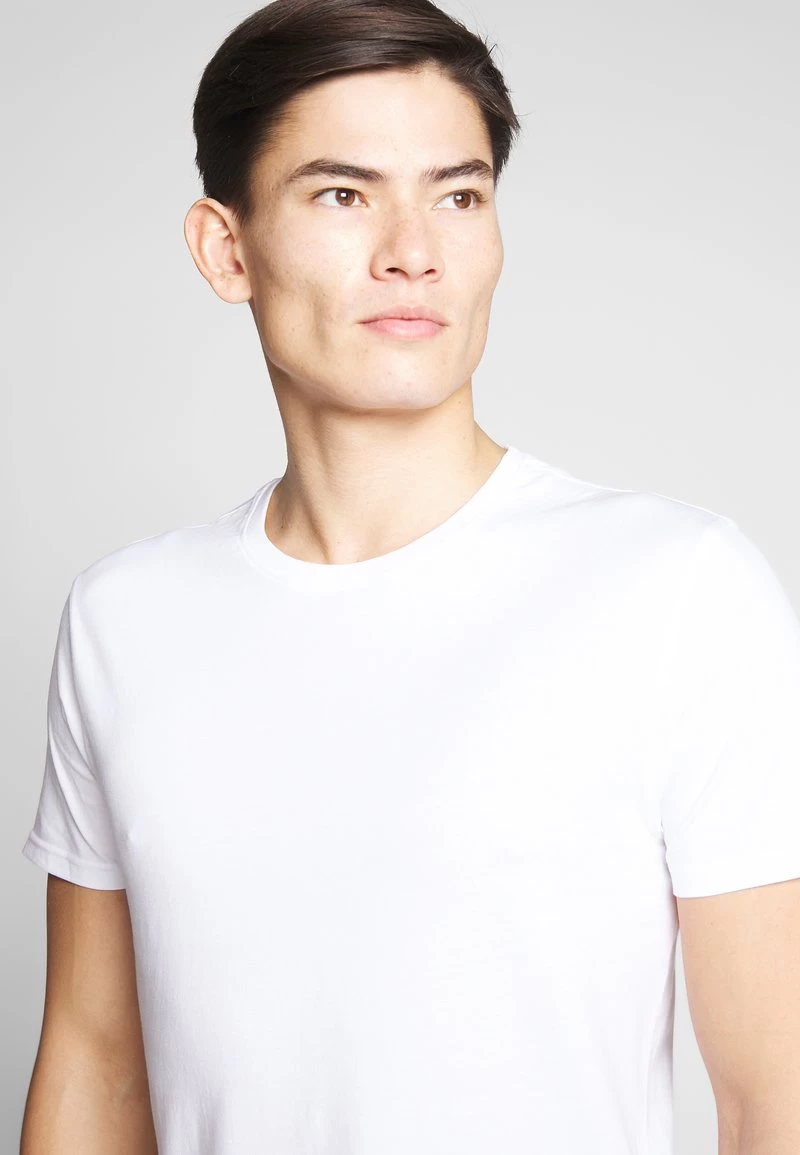 Pier One 2 PACK - T-Shirt Basic - White/dark Blue 5 Pier One 2 PACK - T-Shirt Basic - White/dark Blue – Bild 5