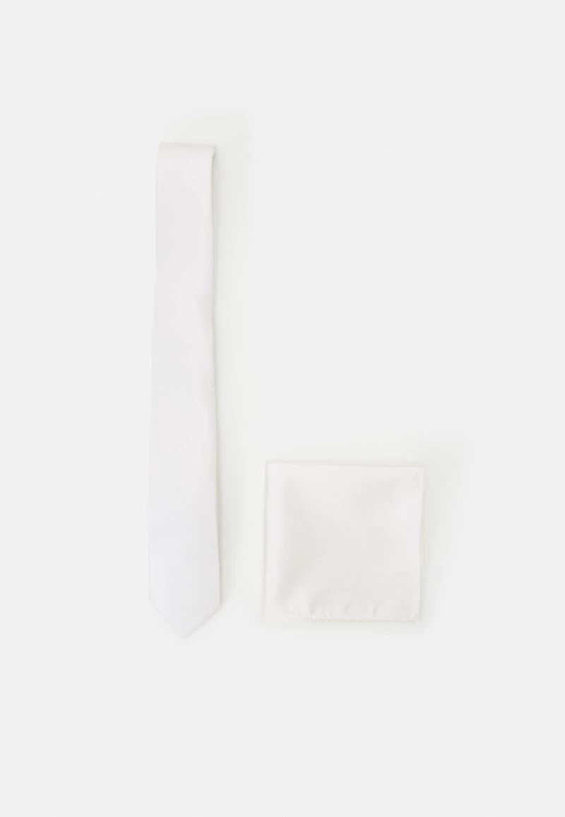 Pier One SET - Einstecktuch - White 5 Pier One SET - Einstecktuch - White – Bild 5