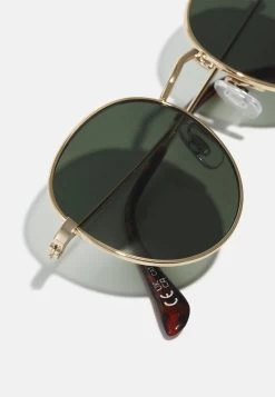 Pier One UNISEX - Sonnenbrille - Gold-coloured/green -Pier One 757cc522f0d64d40943756228eeb0e2f