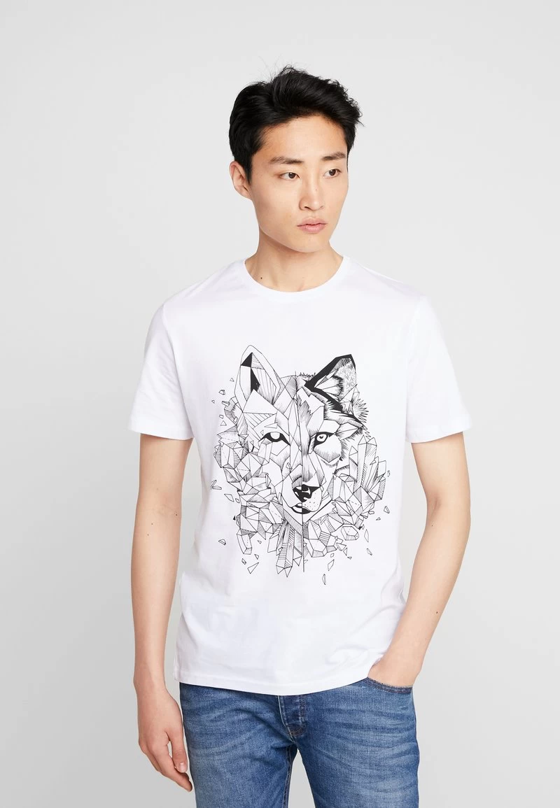 Pier One T-Shirt Print - White 1 Pier One T-Shirt Print - White