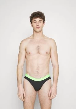 Pier One BRANDED WAISTBAND BRIEFS 3 PACK - Slip - Black -Pier One 87822367847c47febdfb486f93afed0b