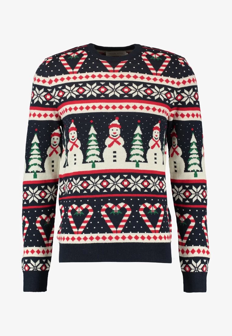 Pier One Strickpullover - Navy 1 Pier One Strickpullover - Navy