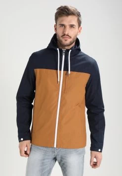 Pier One Leichte Jacke - Dark Blue / Camel