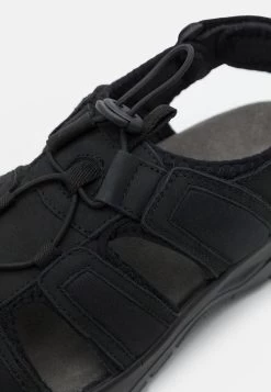 Pier One LEATHER - Trekkingsandale - Black -Pier One ab894321bfec480fbf3db5c6bf0d1f1f