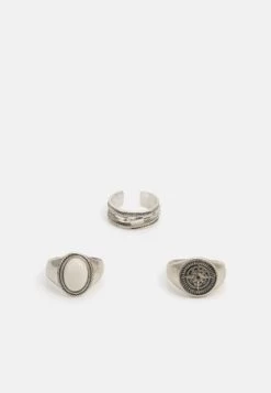 Pier One 3 PACK - Ring - Silver-coloured 10 Pier One 3 PACK - Ring - Silver-coloured -Pier One af359e71100c434e9c9716078e03e80c