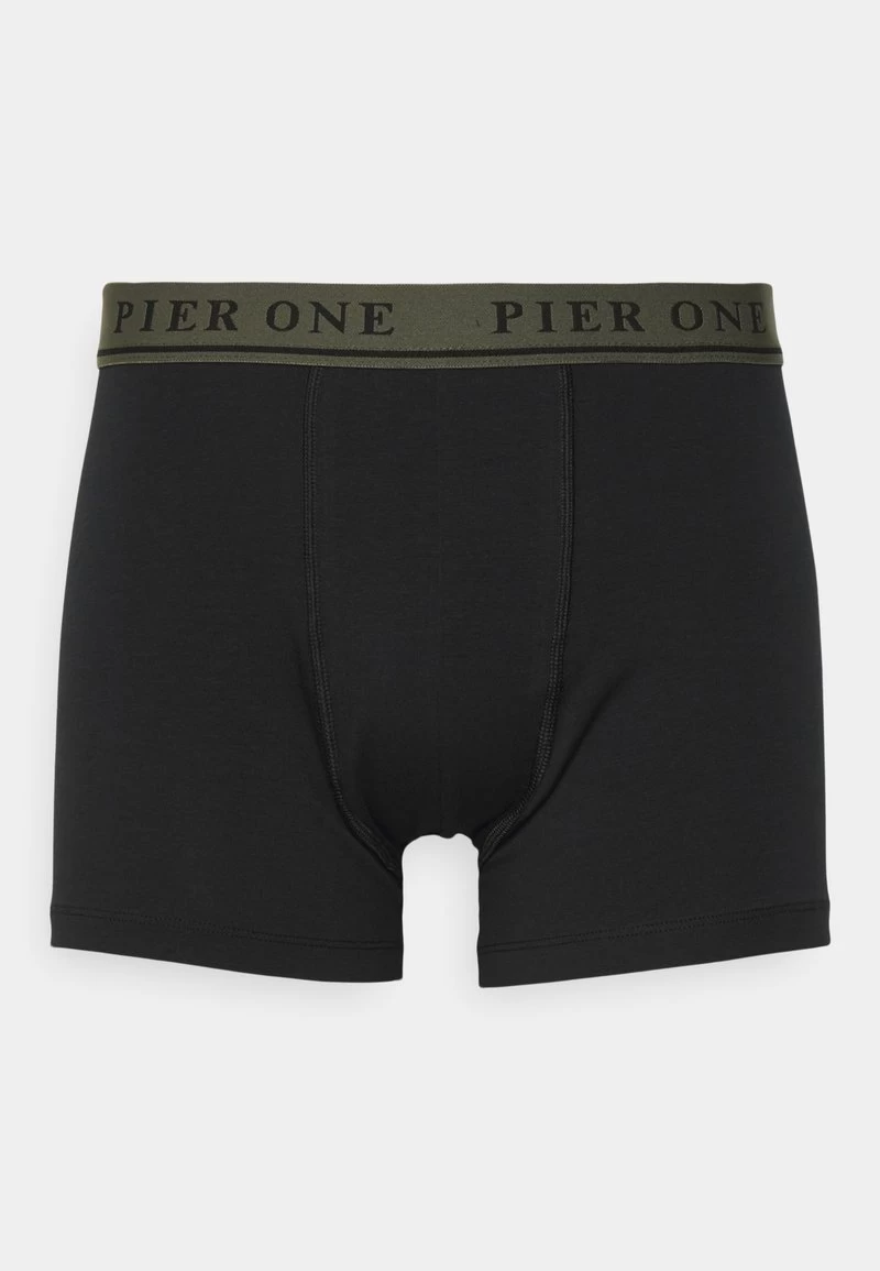 Pier One 5 PACK - Panties - Black/khaki 2 Pier One 5 PACK - Panties - Black/khaki – Bild 2