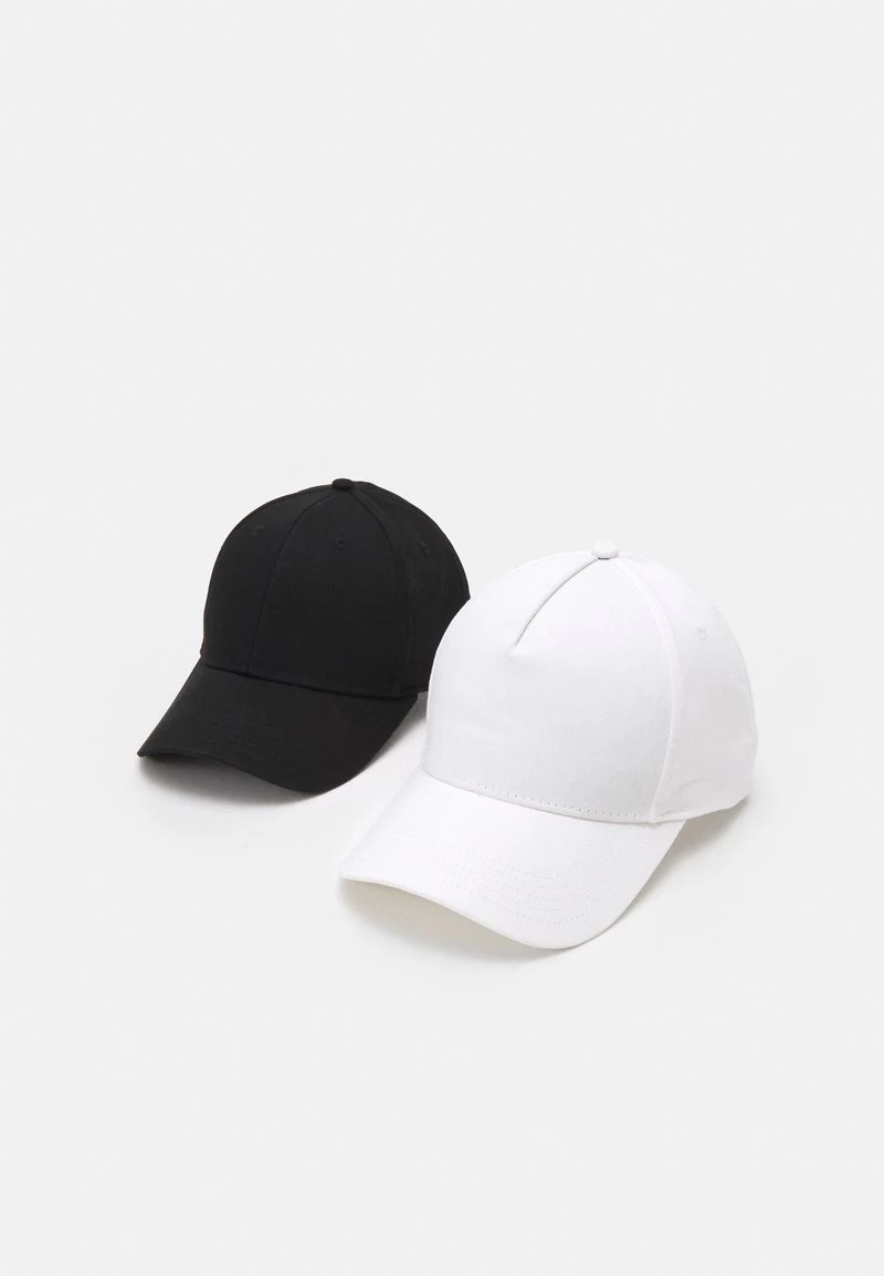 Pier One UNISEX 2 PACK - Cap - Black/white 5 Pier One UNISEX 2 PACK - Cap - Black/white – Bild 5