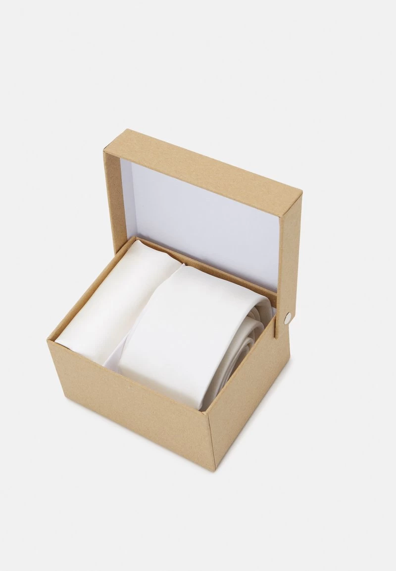 Pier One SET - Einstecktuch - White 3 Pier One SET - Einstecktuch - White – Bild 3