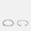 Pier One 2 PACK - Armband - Silver-coloured