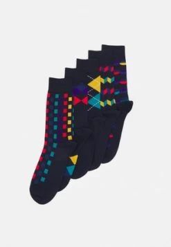 Pier One 5 PACK - Socken - Yellow/dark Blue/grey -Pier One e2951d8578934802a01135cff0613ebe