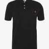 Pier One TRICOLORE TRIM POLO - Poloshirt - Black