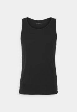 Pier One 3 PACK - Unterhemd/-shirt - Black/khaki/mottled Dark Grey -Pier One ee1f783db7dc446bb8983a6cdb64cb6c