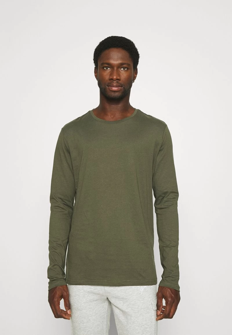 Pier One 2 PACK - Langarmshirt - Olive/dark Blue 4 Pier One 2 PACK - Langarmshirt - Olive/dark Blue – Bild 4